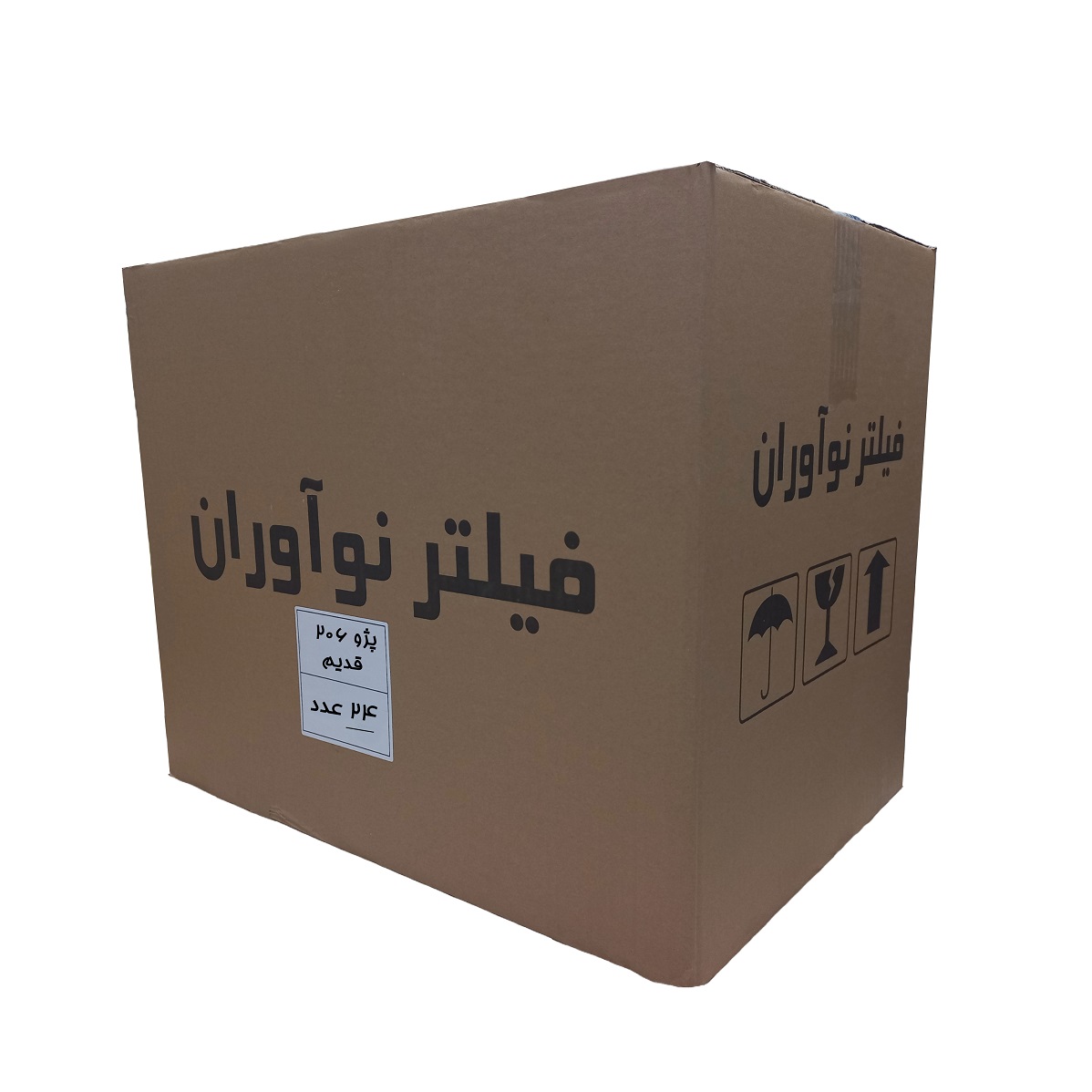 فیلتر هوا خودرو برند نوآوران مناسب پژو 206 قدیم بسته 24 عددی