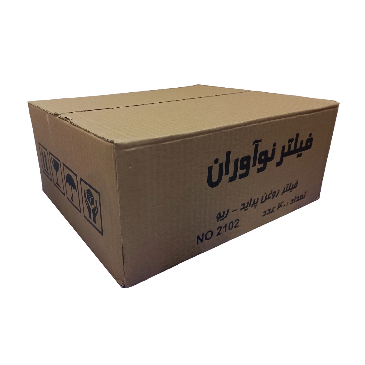 فیلتر روغن خودرو برند نوآوران مناسب پراید - تیبا - ساینا - کوییک - اطلس - ریو - مزدا 323 بسته 40 عددی