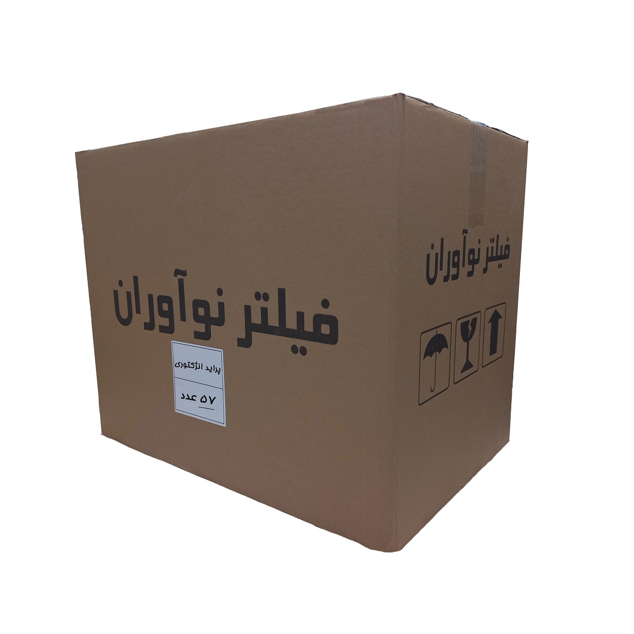 فیلتر هوا خودرو برند نوآوران مناسب پراید انژکتوری توری دار بسته 52 عددی